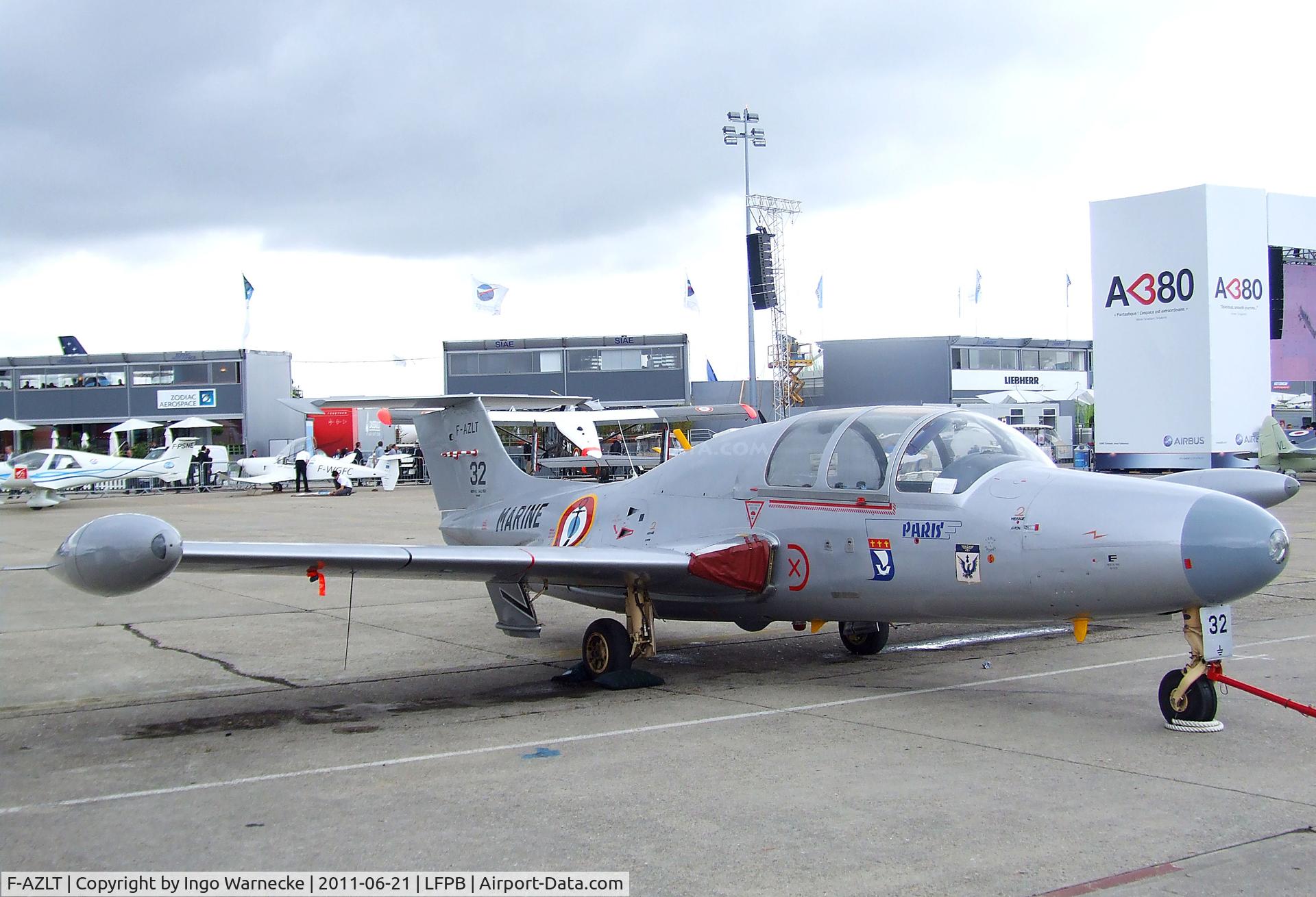 F-AZLT, 1958 Morane-Saulnier MS.760 Paris I C/N 32, Morane-Saulnier MS.760A Paris at the Aerosalon 2011, Paris