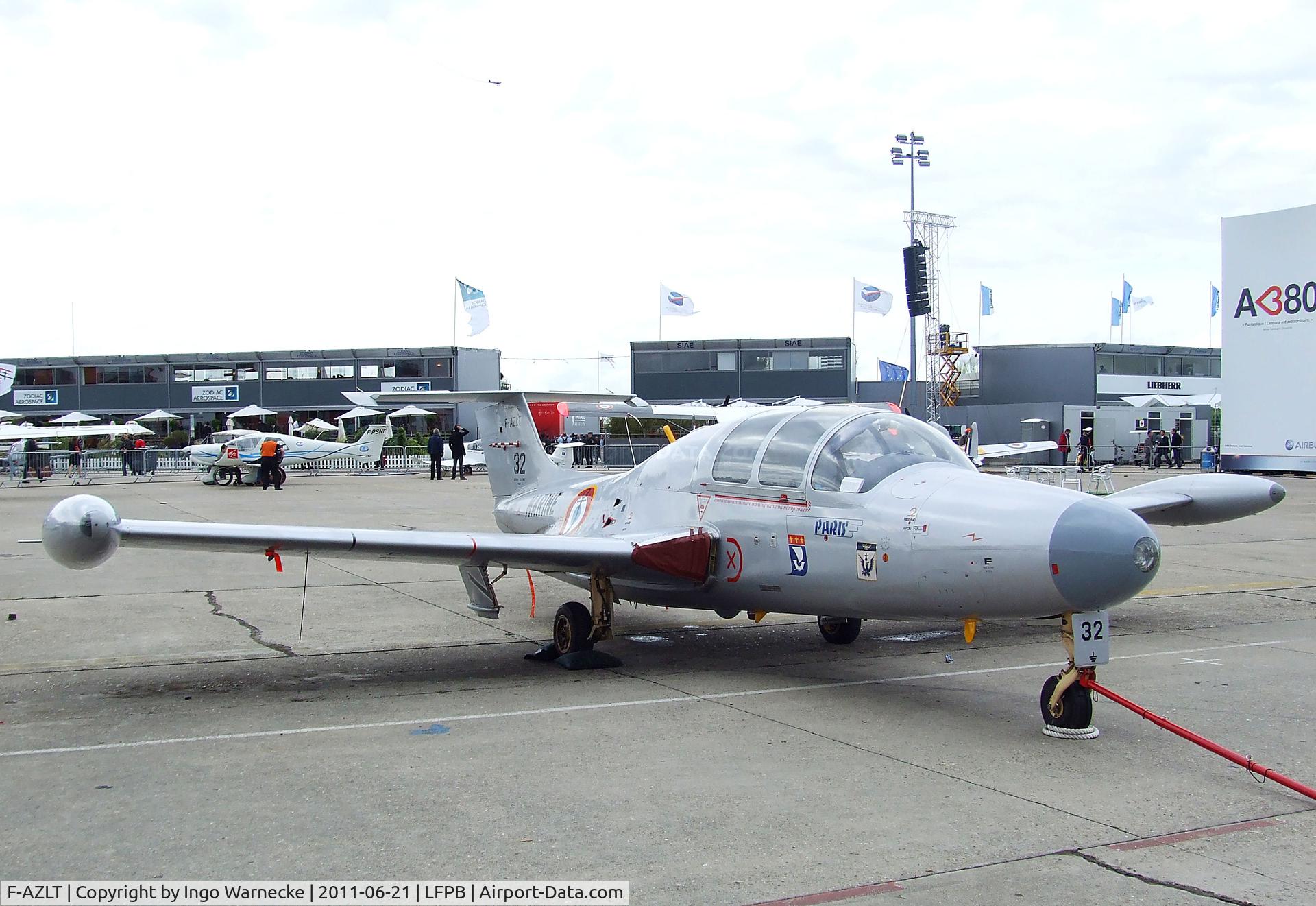 F-AZLT, 1958 Morane-Saulnier MS.760 Paris I C/N 32, Morane-Saulnier MS.760A Paris at the Aerosalon 2011, Paris