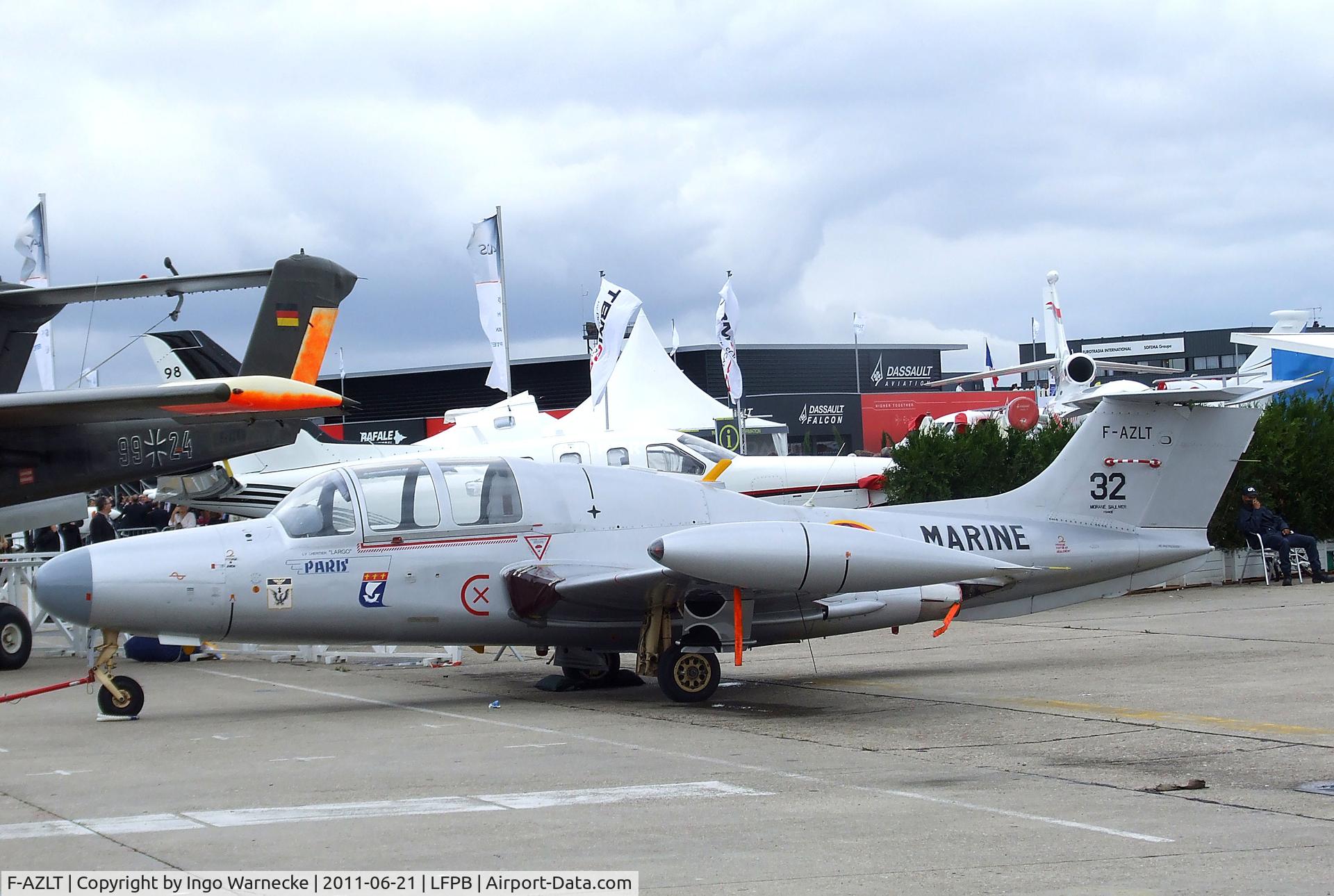 F-AZLT, 1958 Morane-Saulnier MS.760 Paris I C/N 32, Morane-Saulnier MS.760A Paris at the Aerosalon 2011, Paris