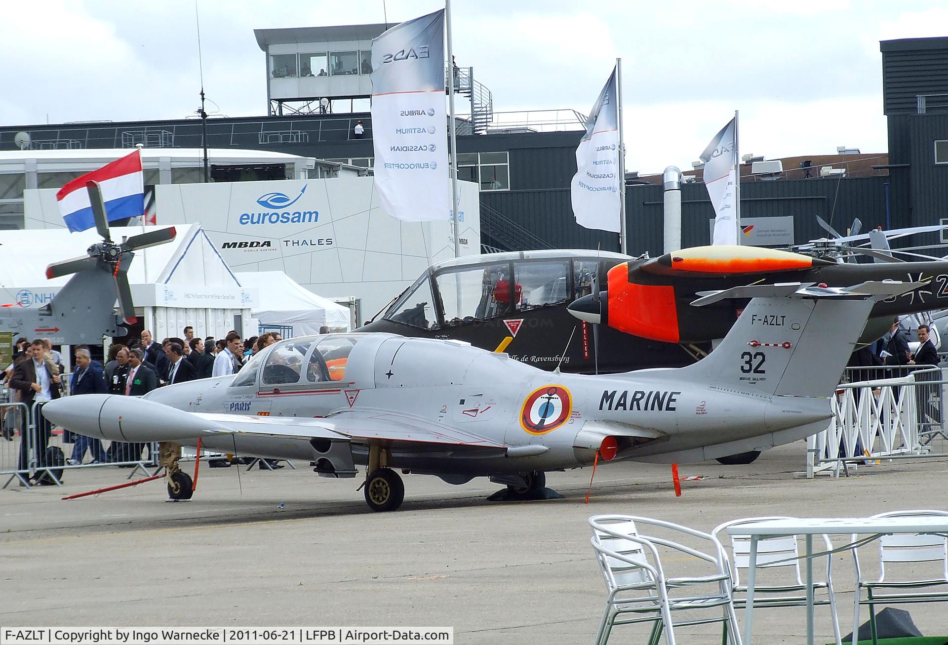F-AZLT, 1958 Morane-Saulnier MS.760 Paris I C/N 32, Morane-Saulnier MS.760A Paris at the Aerosalon 2011, Paris