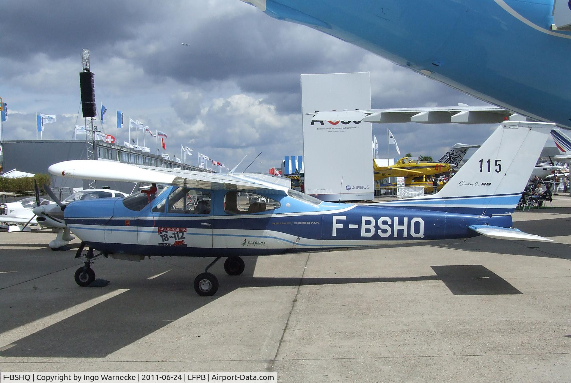 F-BSHQ, Reims F177RG Cardinal RG C/N 0016, Cessna (Reims) F177RG Cardinal RG at the Aerosalon 2011, Paris