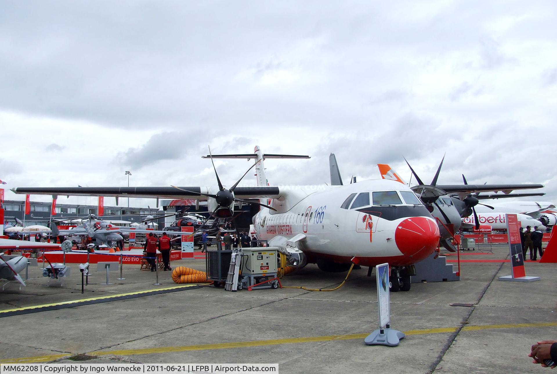 MM62208, 2001 ATR 42-500 C/N 615, ATR 42-500 MP of the Guardia Costiera Italiana at the Aerosalon 2011, Paris