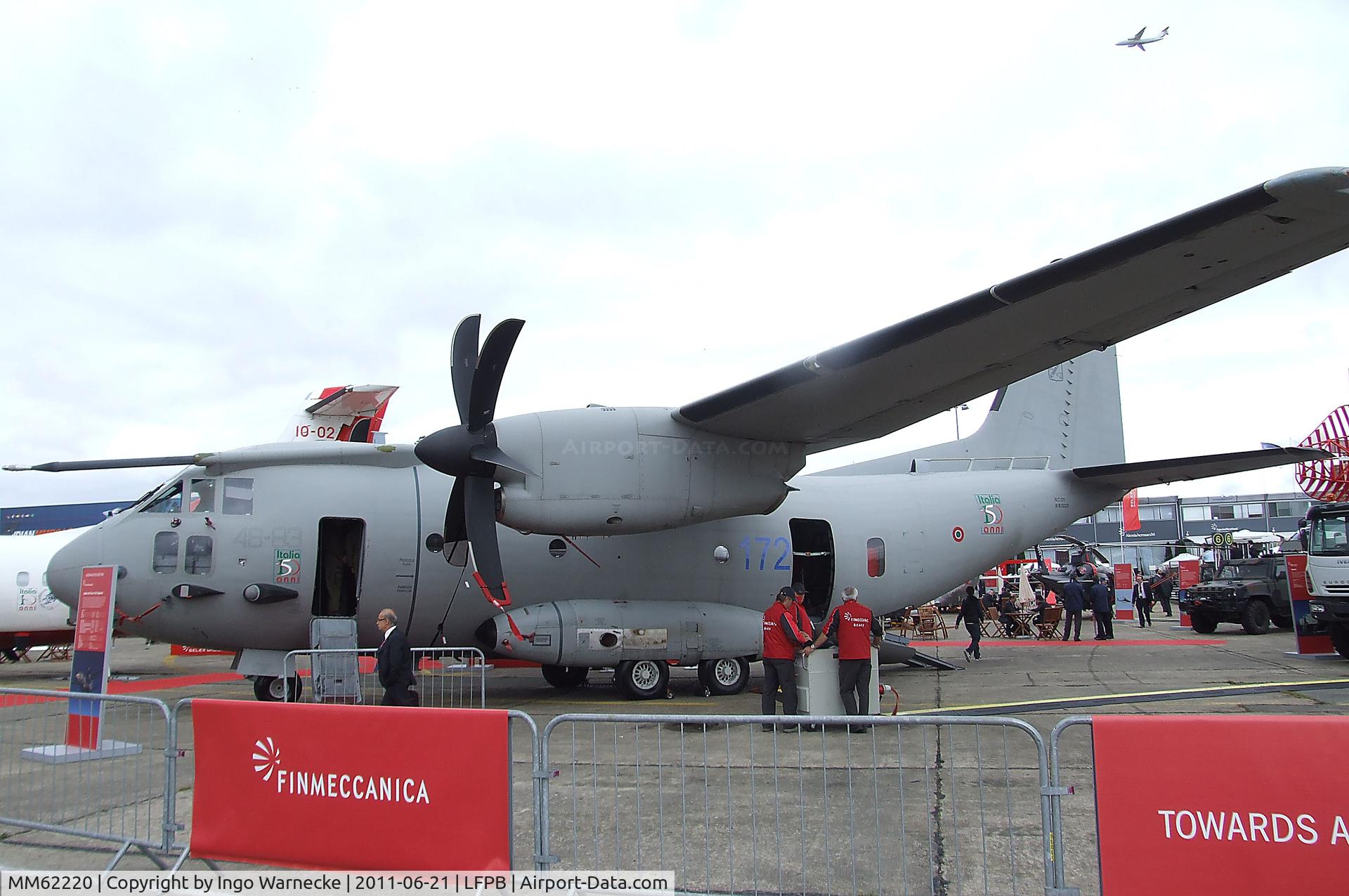 MM62220, Alenia MC-27J Praetorian C/N 131, Alenia C-27J Spartan of the Aeronautica Militare Italiana at the Aerosalon 2011, Paris