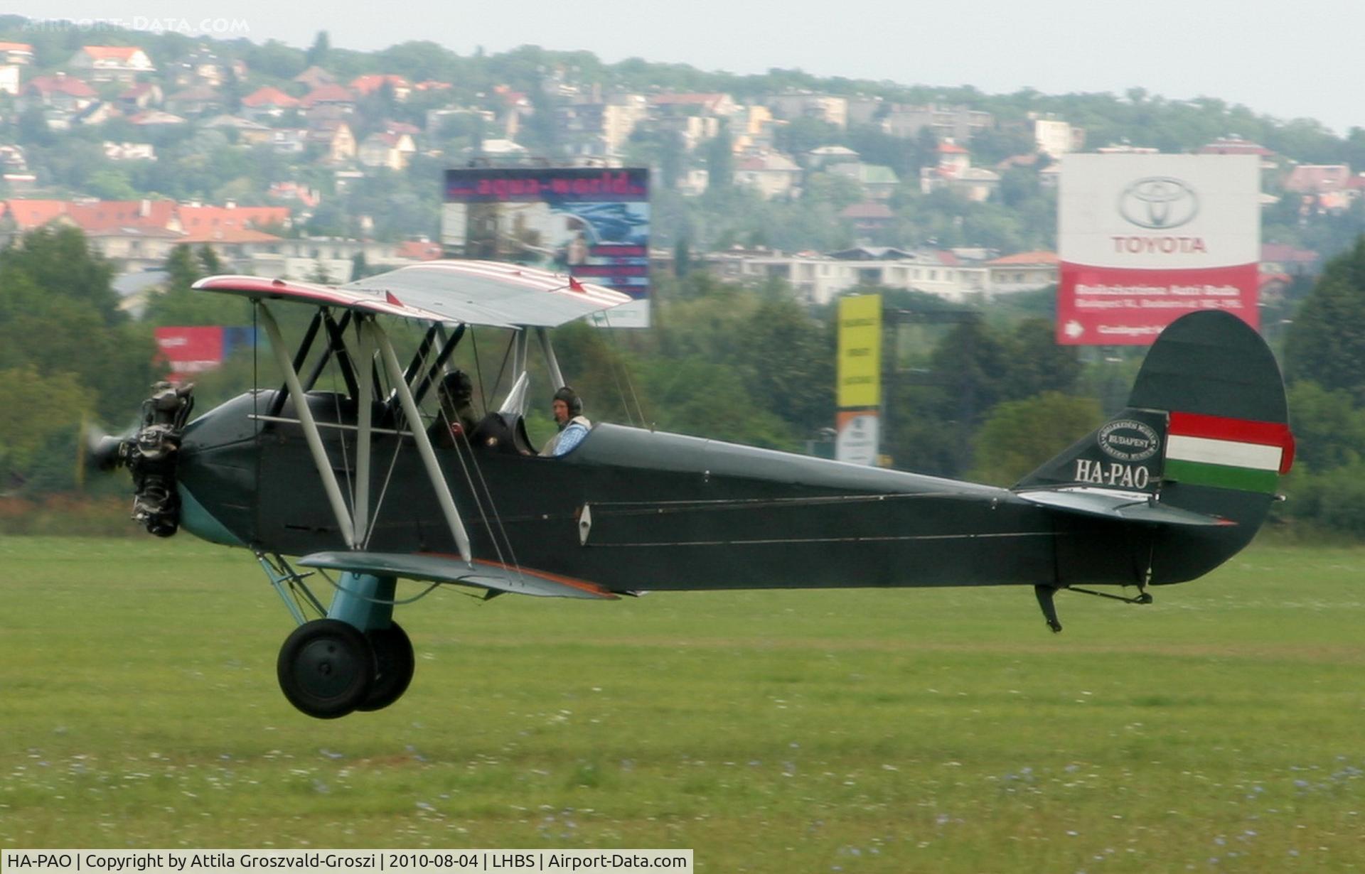 HA-PAO, 1954 PZL-Okecie CSS-13 (Polikarpov Po-2) C/N 0448, Budaörs Airport - Hungary