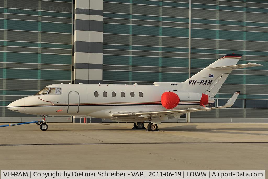 VH-RAM, 2007 Hawker Beechcraft Hawker 850XP C/N 258844, HS125