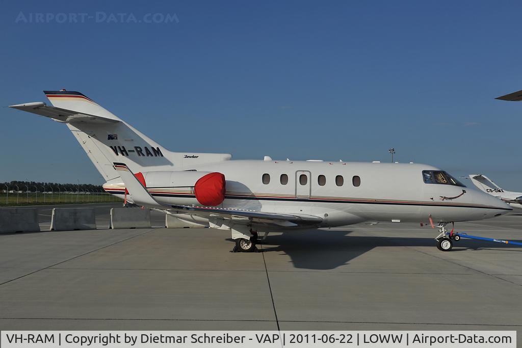 VH-RAM, 2007 Hawker Beechcraft Hawker 850XP C/N 258844, Bae 125