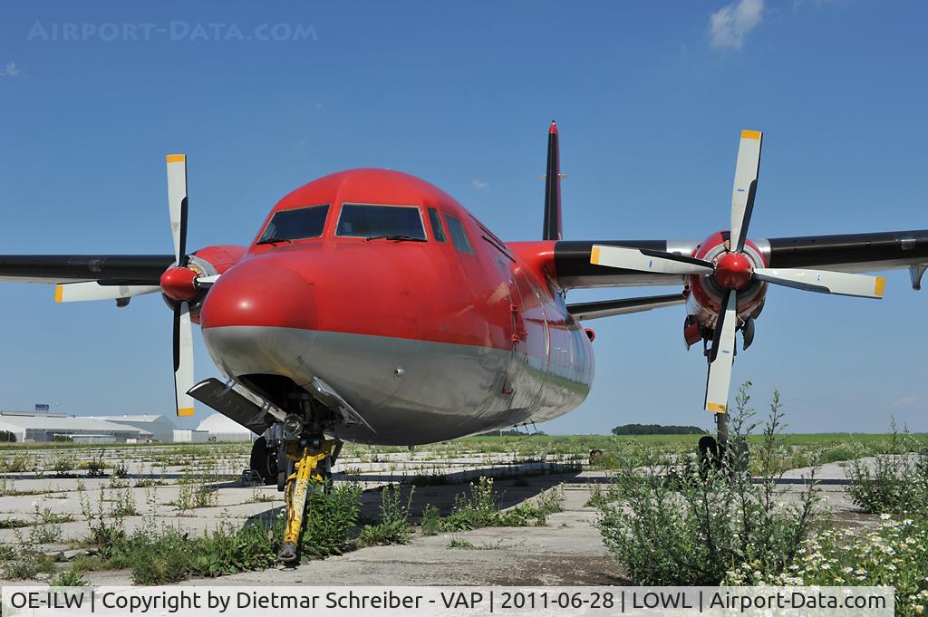 OE-ILW, 1985 Fokker F-27-500 Friendship C/N 10681, Amerer Air Fokker 27