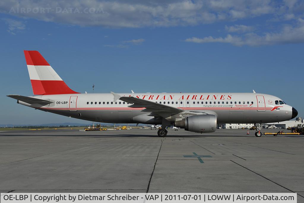 OE-LBP, 1998 Airbus A320-214 C/N 797, Austrian Airlines Airbus 320