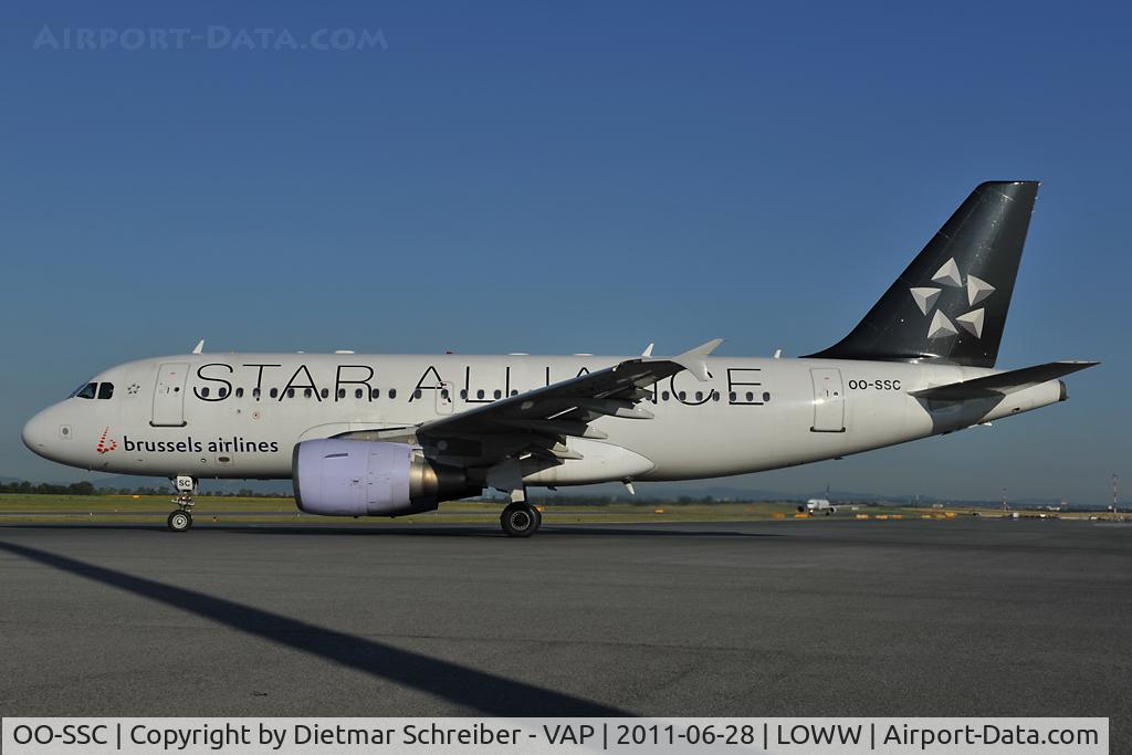 OO-SSC, 1999 Airbus A319-112 C/N 1086, Brussels Airlines Airbus 319