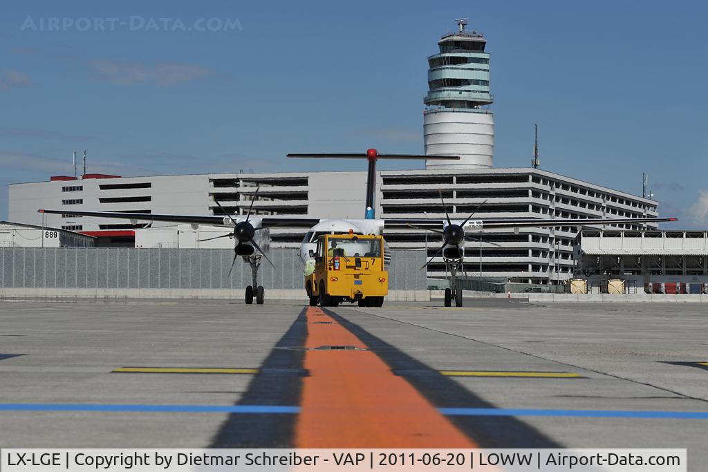 LX-LGE, 2009 De Havilland Canada DHC-8-402Q Dash 8 C/N 4284, Luxair Dash 8-400