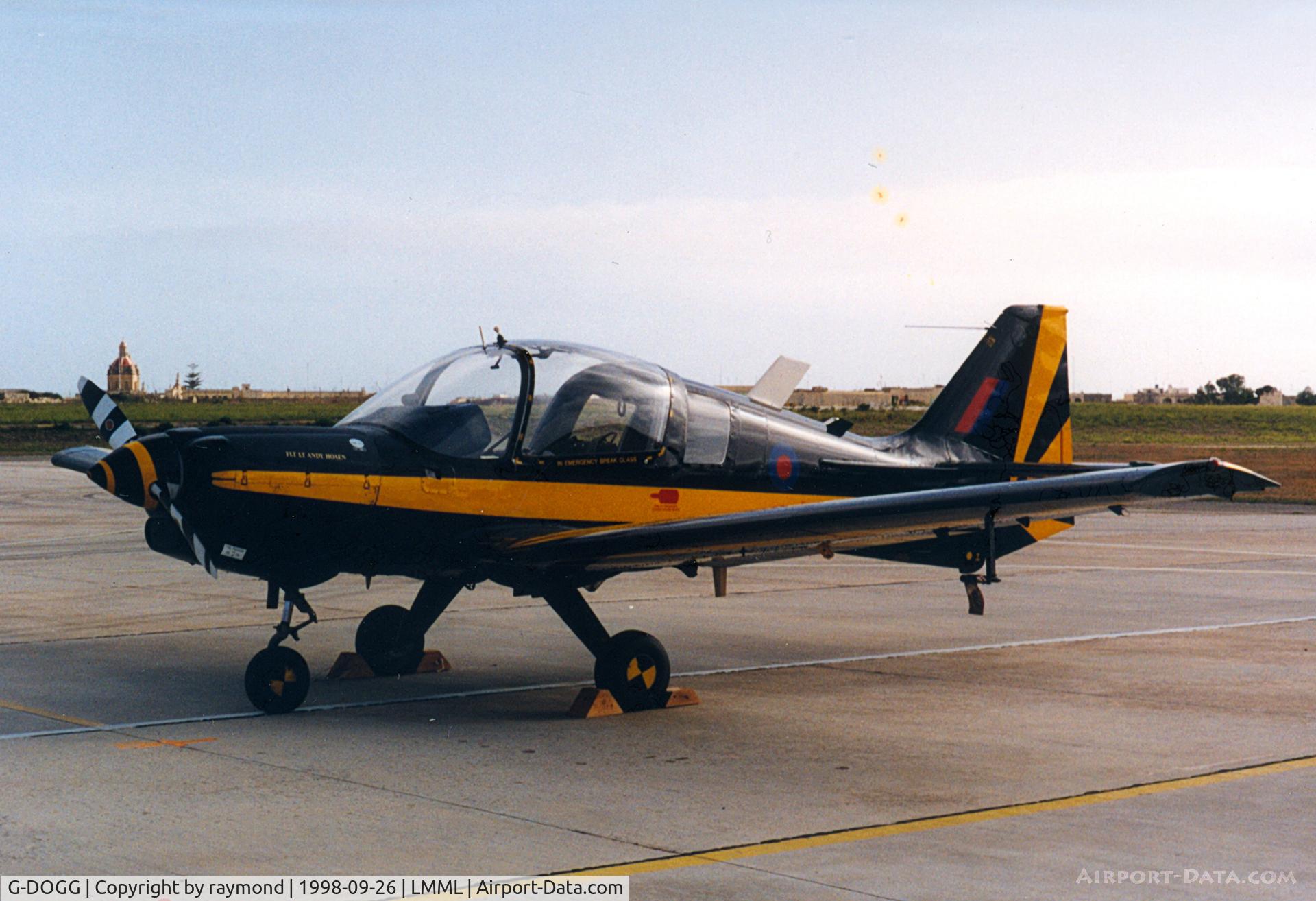 G-DOGG, 1974 Scottish Aviation Bulldog T.1 C/N BH120/308, Bulldog XX638 Central Flying School RAF