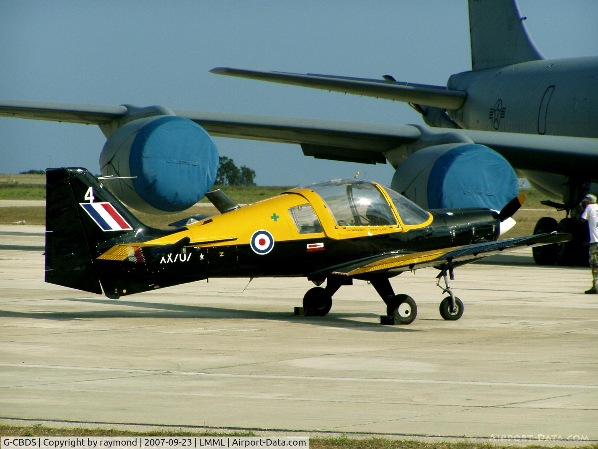 G-CBDS, 1975 Scottish Aviation Bulldog T.1 C/N BH120/356, Bulldog XX707/4 Central Flying School RAF