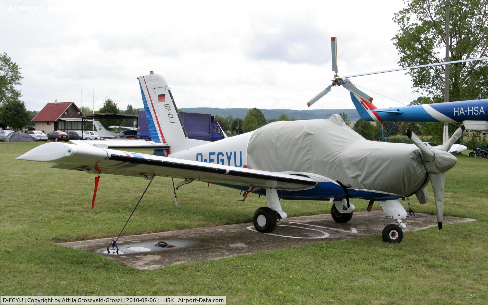 D-EGYU, 1978 Morane-Saulnier MS.893A Rallye Commodore 180TD C/N 3024, Siofok-Kiliti Airport - Hungary