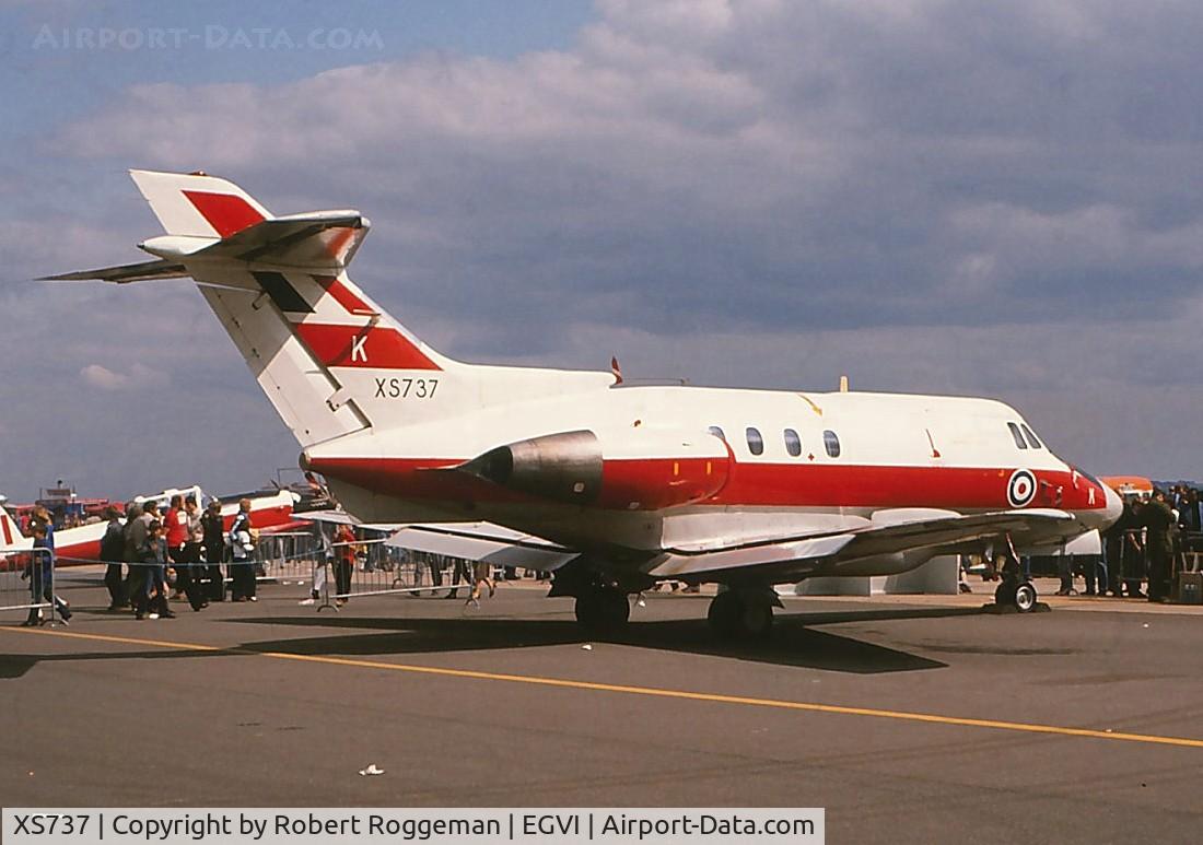 XS737, 1966 Hawker Siddeley HS.125 Dominie T.1 C/N 25076, Coded K.