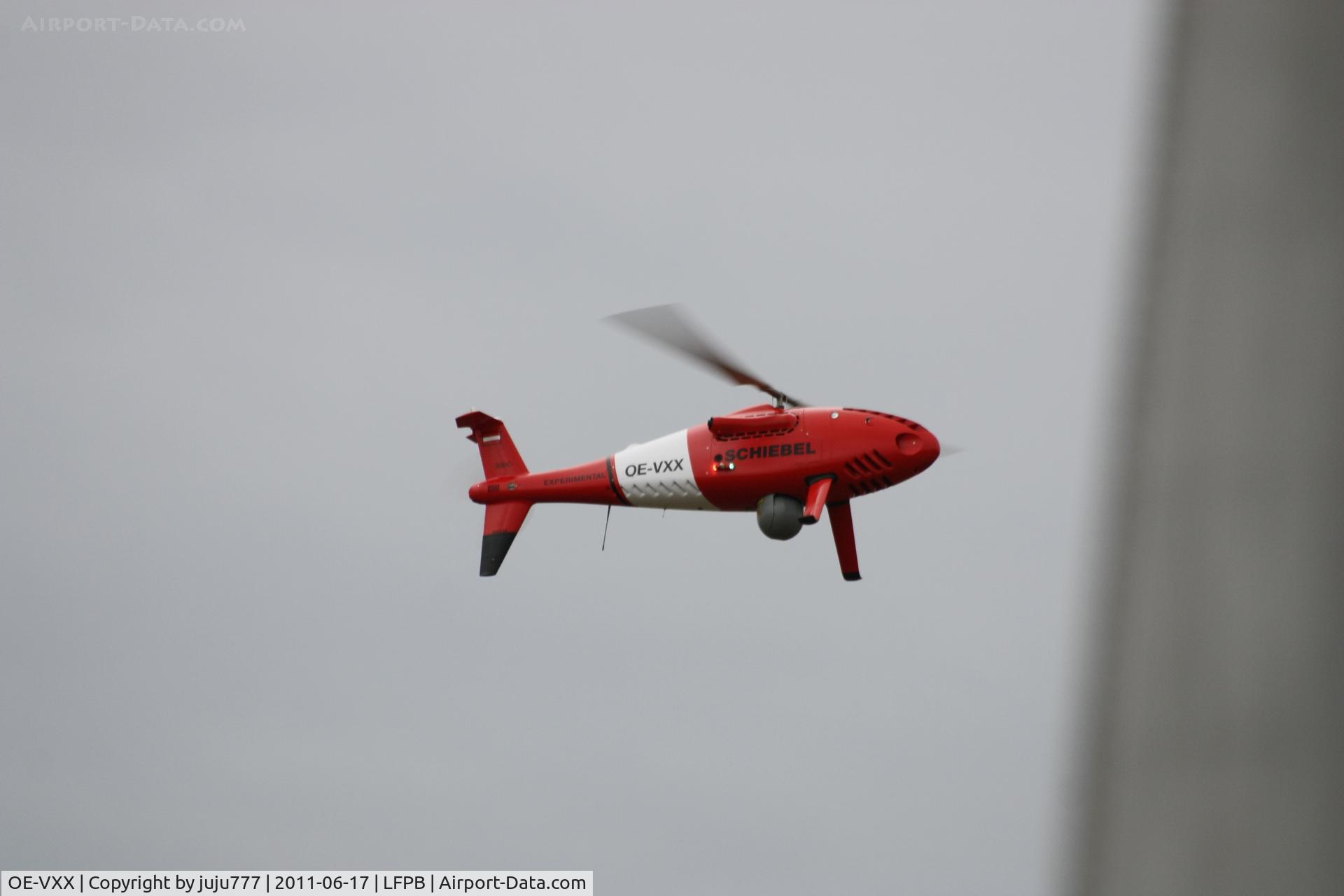 OE-VXX, Schiebel S-100 Camcopter C/N 0250, on training for SIAE 2011
