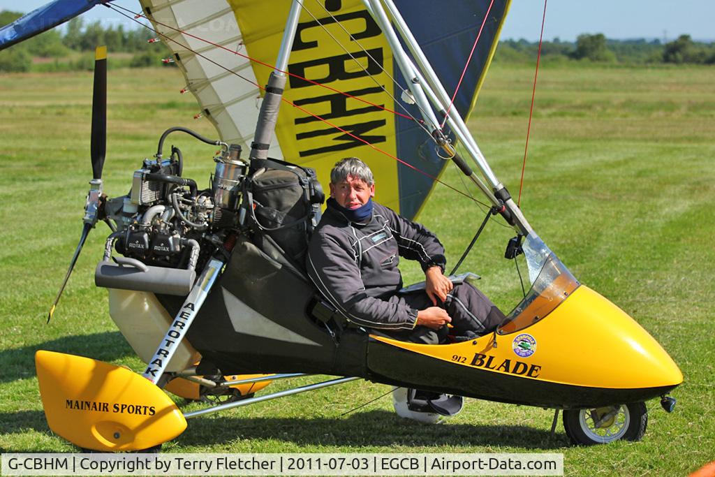 G-CBHM, 2001 Mainair Blade 912 C/N 1301-1101-7-W1096, 2001 Mainair Blade 912, c/n: 1301-1101-7-W1096 - one of many Microlights that visited the Open Day event