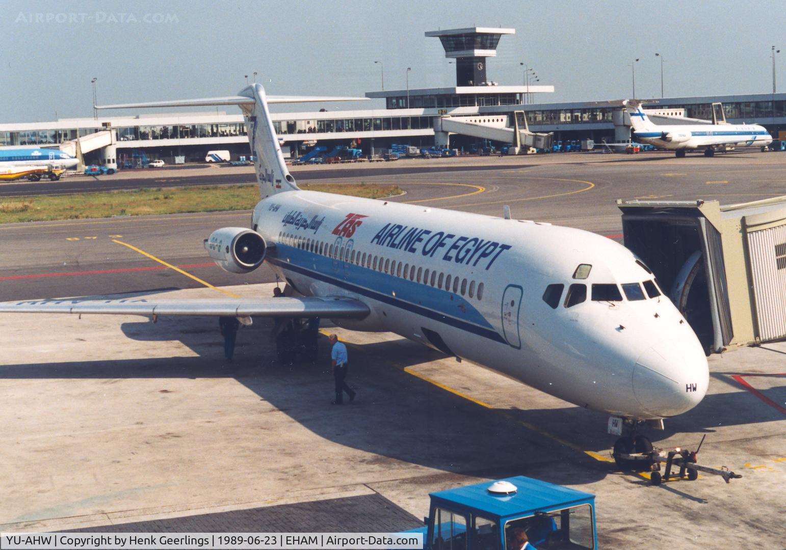 YU-AHW, 1971 Douglas DC-9-33(RC) C/N 47530, ZAS  Airline of Egypt. Lsd from Adria