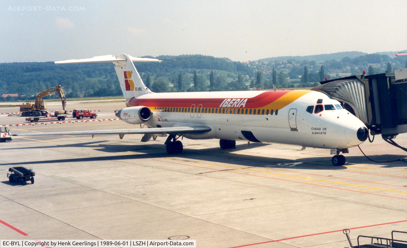 EC-BYL, 1972 Douglas DC-9-33F (RC) C/N 47545, Iberia