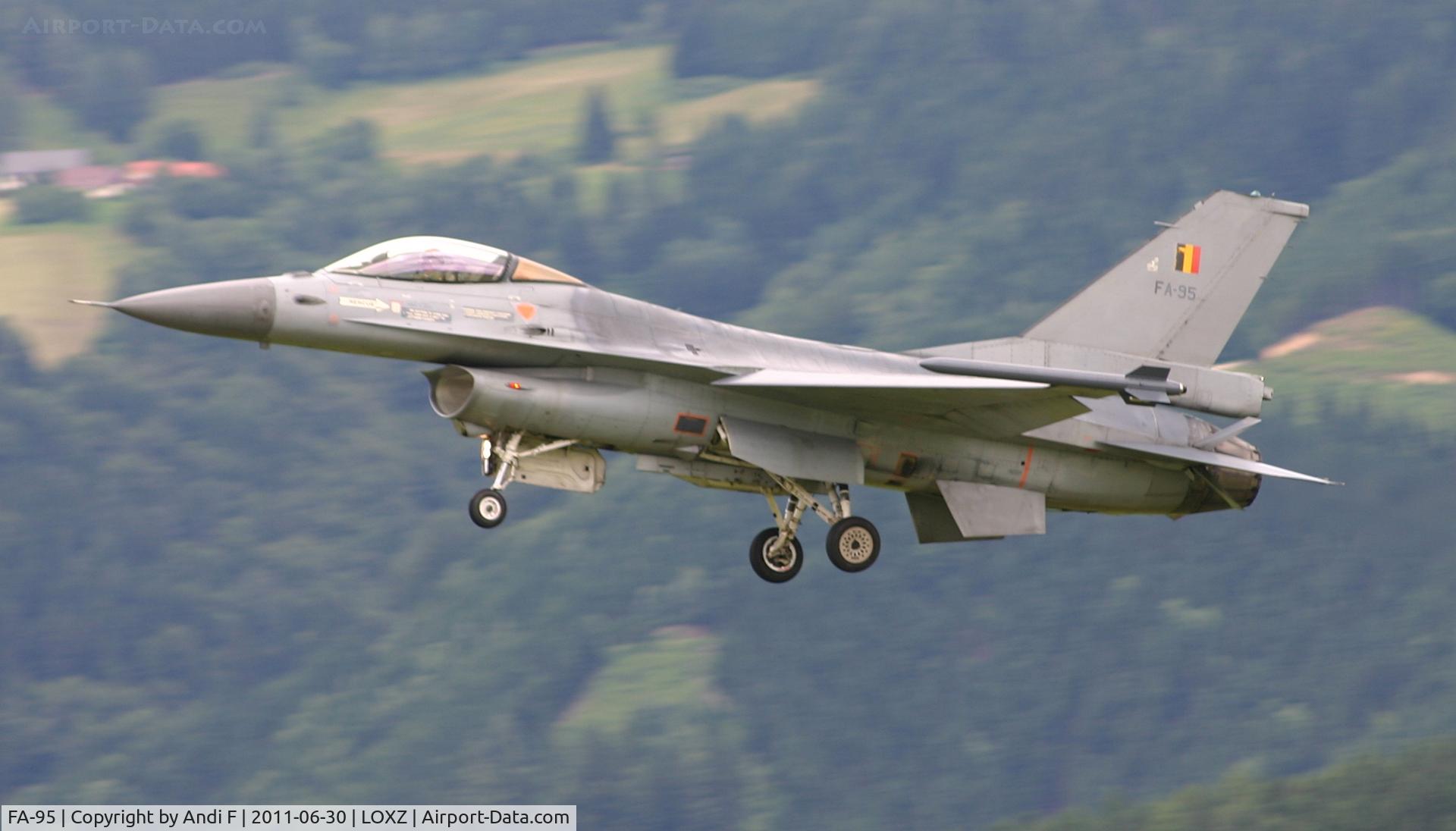 FA-95, SABCA F-16AM Fighting Falcon C/N 6H-95, Belgian F-16 at Airpower11