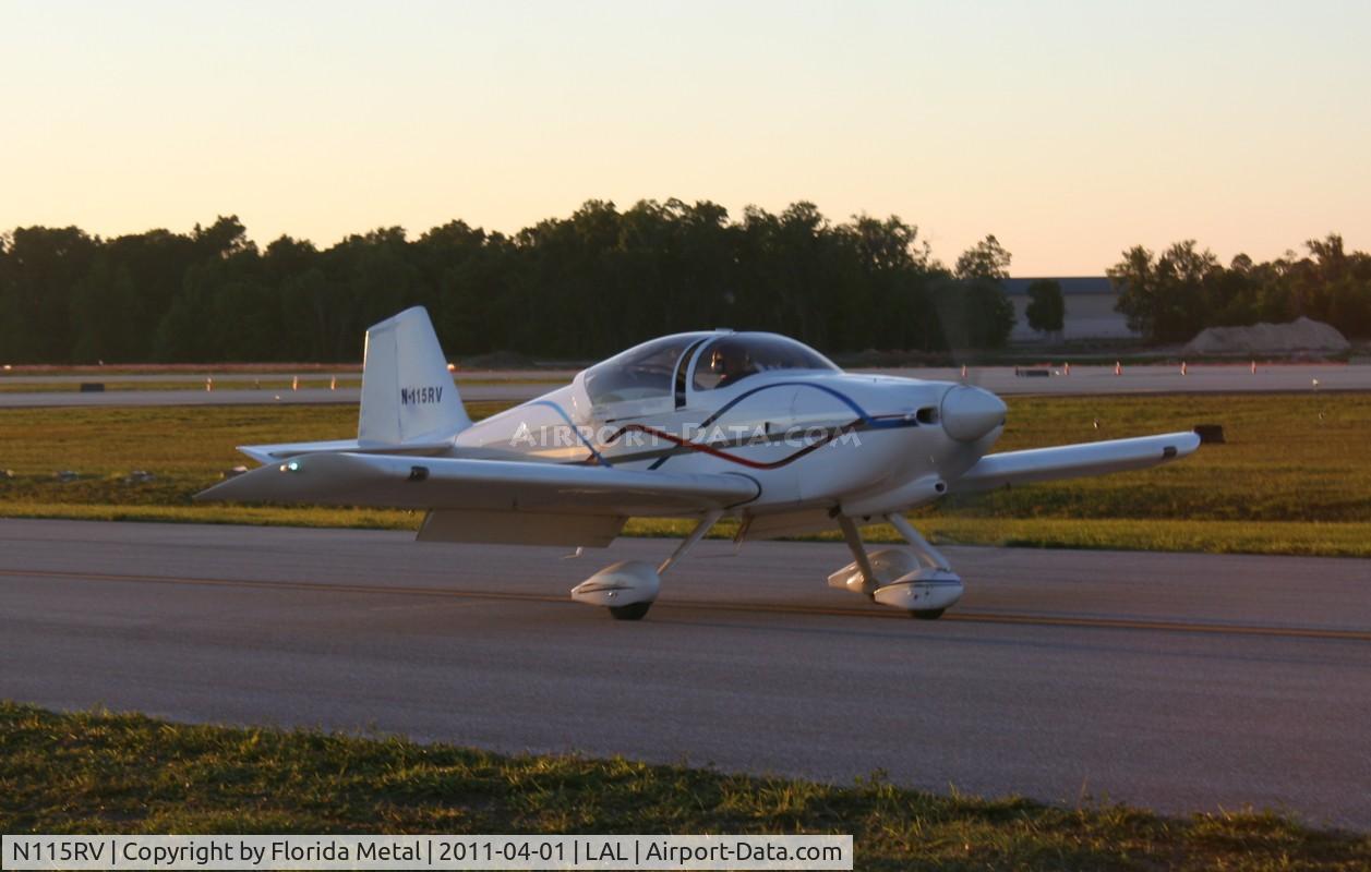 N115RV, 1998 Vans RV-6A C/N 24228, RV-6A