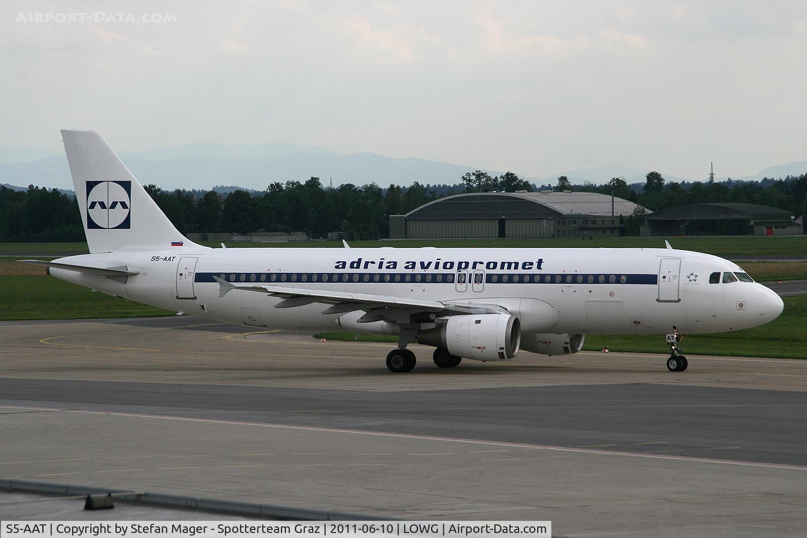 S5-AAT, 1991 Airbus A320-231 C/N 0191, Retro Jet Adria Airways