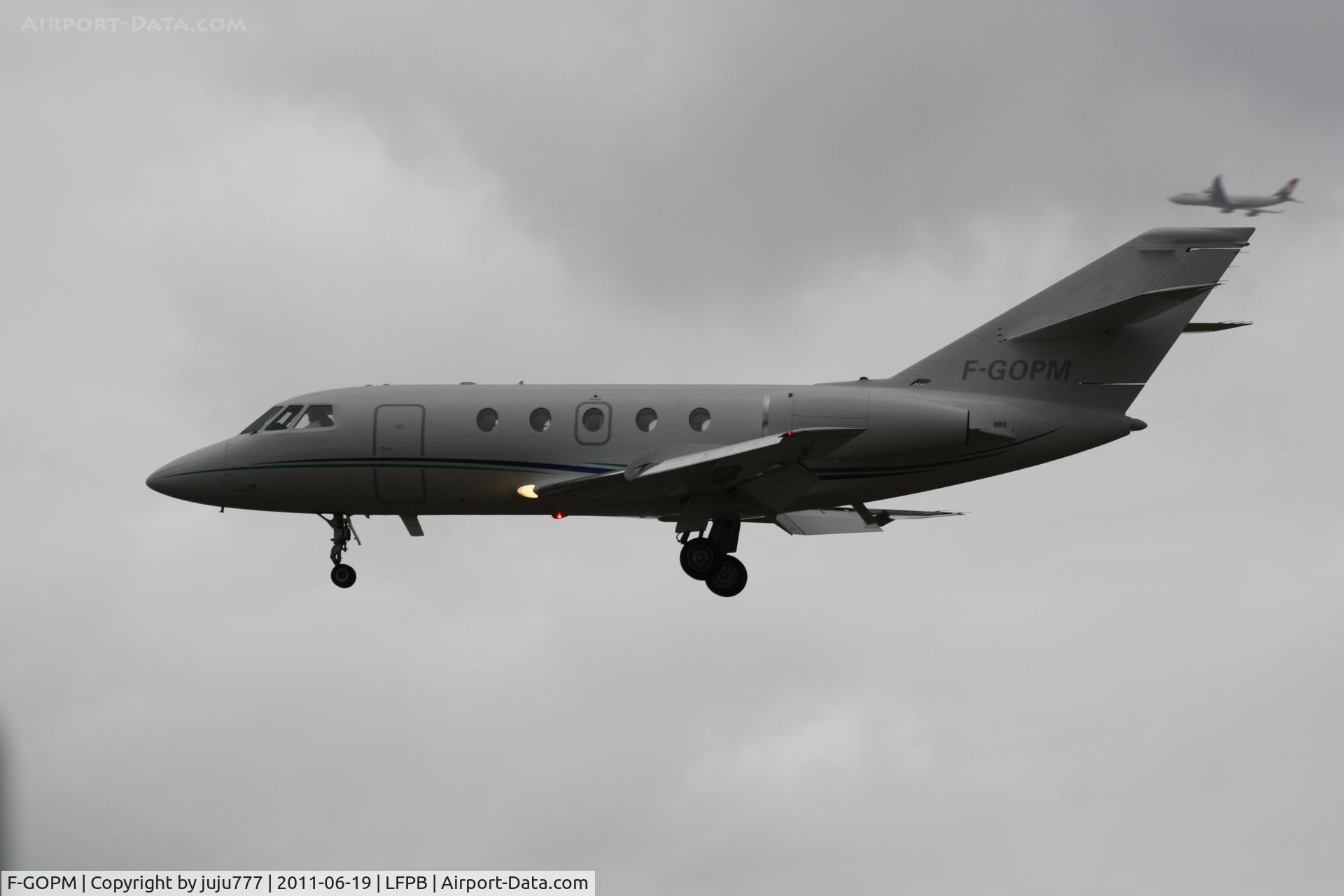 F-GOPM, 1974 Dassault Falcon (Mystere) 20E C/N 302, on transtis at Le Bourget