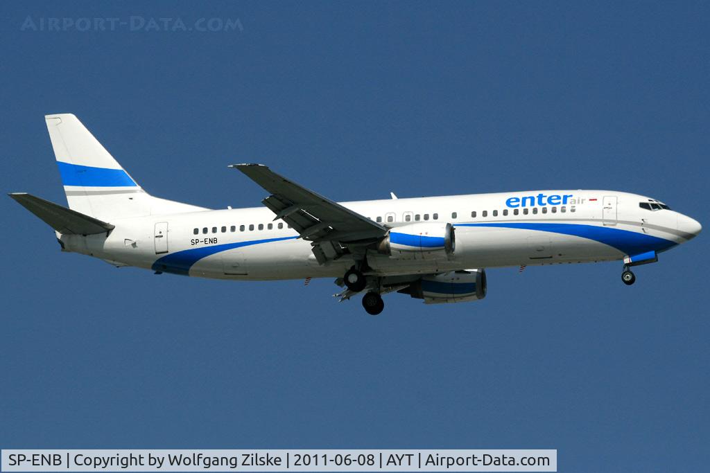 SP-ENB, 1994 Boeing 737-4Q8 C/N 26299, visitor