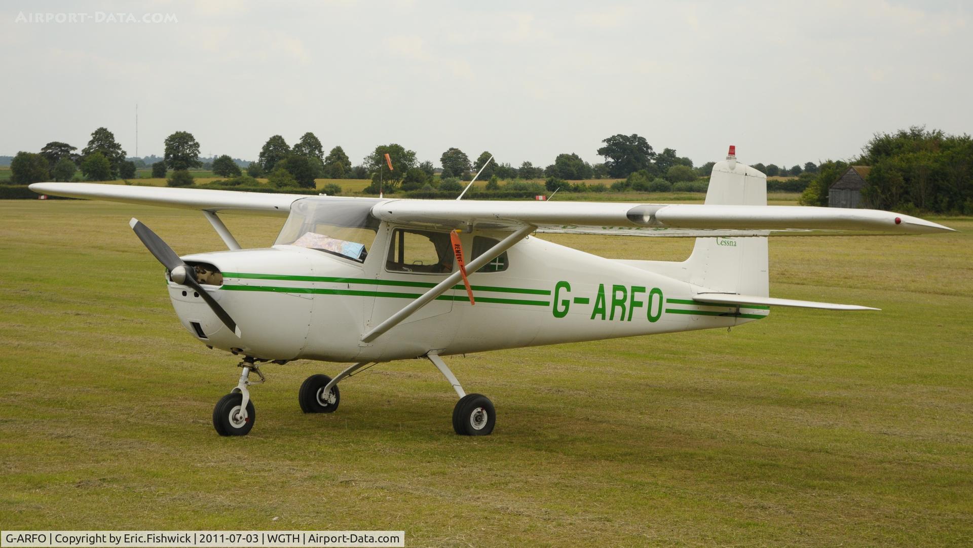 G-ARFO, 1961 Cessna 150A C/N 15059174, G-ARFO at Shuttleworth Military Pagent Air Display, July 2011