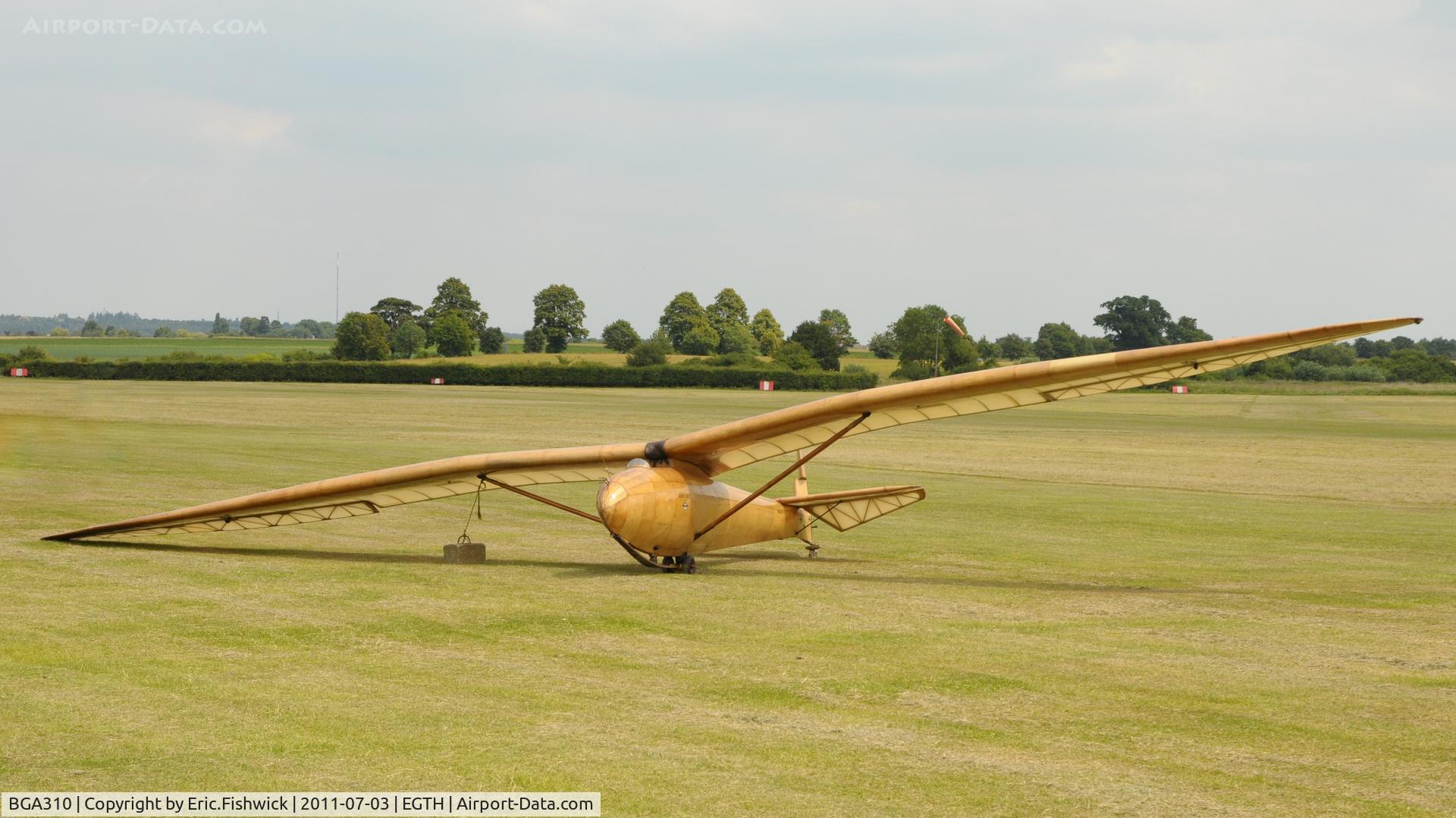 BGA310, 1937 Slingsby T-6 Kite 1 C/N 258B, 3. BGA 310 - Slingsby T6 Kirby Kite  at Shuttleworth Military Pagent Air Display, July 2011