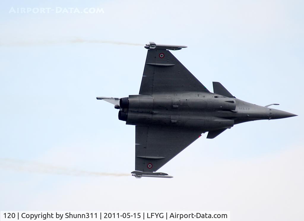 120, Dassault Rafale C C/N 120, Demo flight at LFYG...