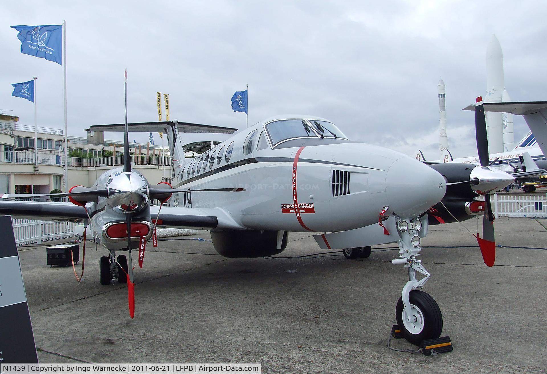 N1459, Hawker Beechcraft 350ER King Air (B300CER) C/N FL-667, Hawker Beechcraft B300 Super King Air 350ER Special Missions Demonstrator at the Aerosalon 2011, Paris