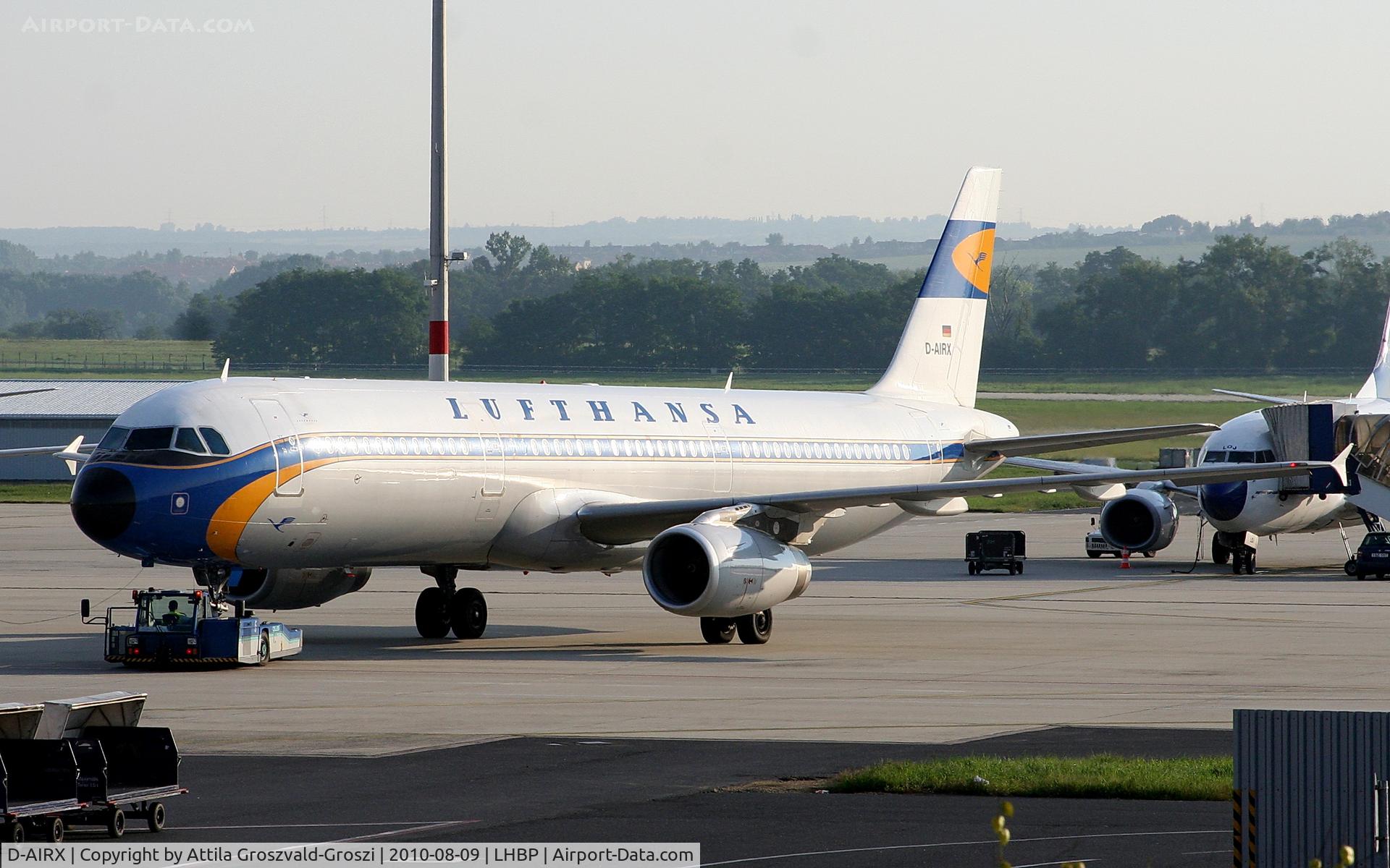 D-AIRX, 1998 Airbus A321-131 C/N 0887, Budapest Internationale Airport, Ferihegy II. Terminal