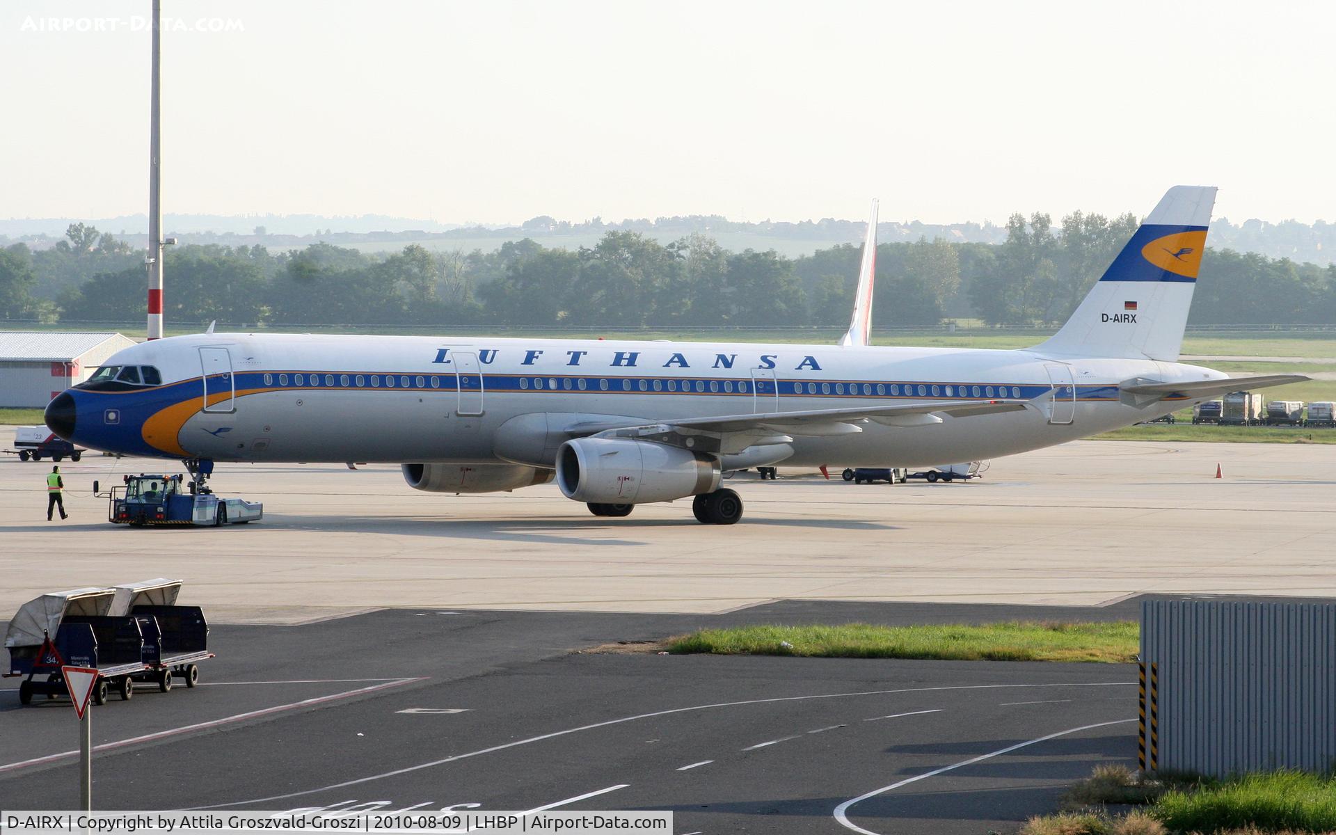 D-AIRX, 1998 Airbus A321-131 C/N 0887, Budapest Internationale Airport, Ferihegy II. Terminal