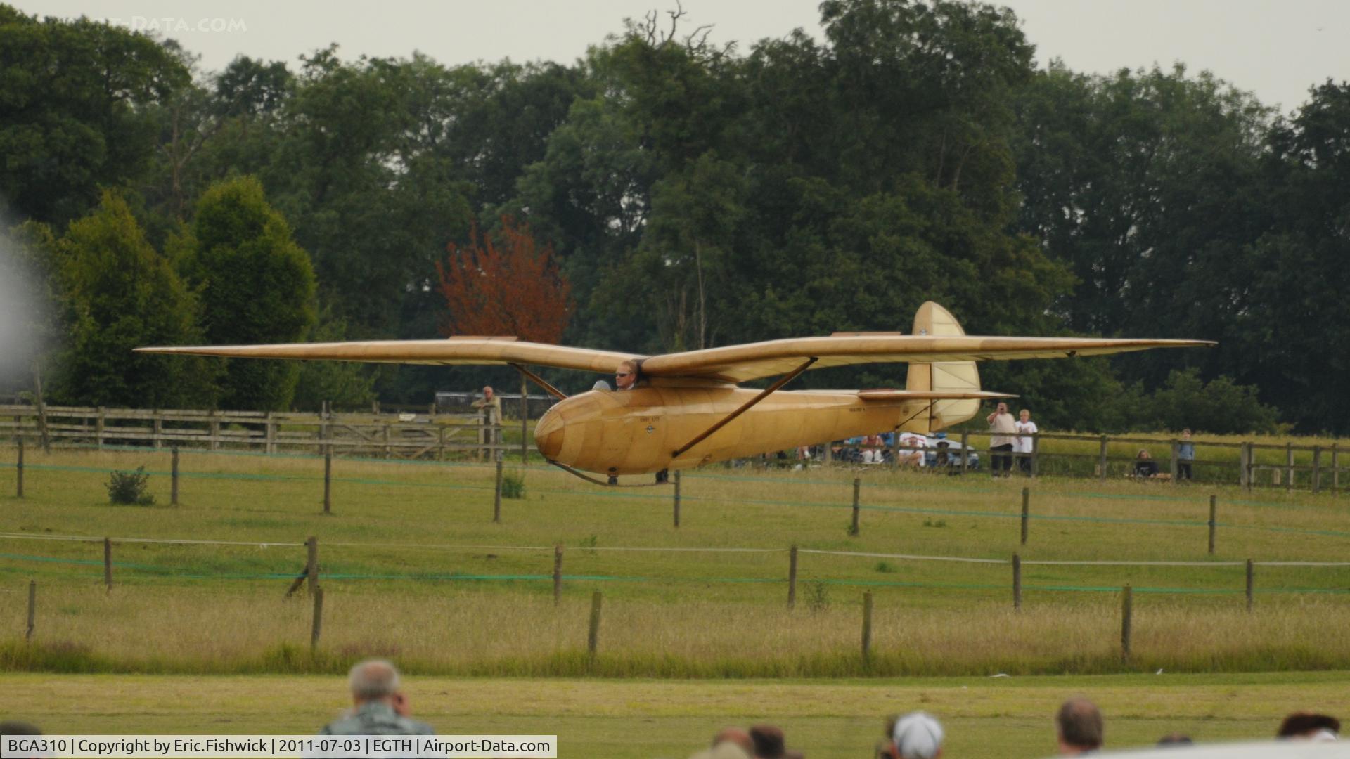 BGA310, 1937 Slingsby T-6 Kite 1 C/N 258B, 3. BGA 310 at Shuttleworth Military Pagent Air Display, July 2011