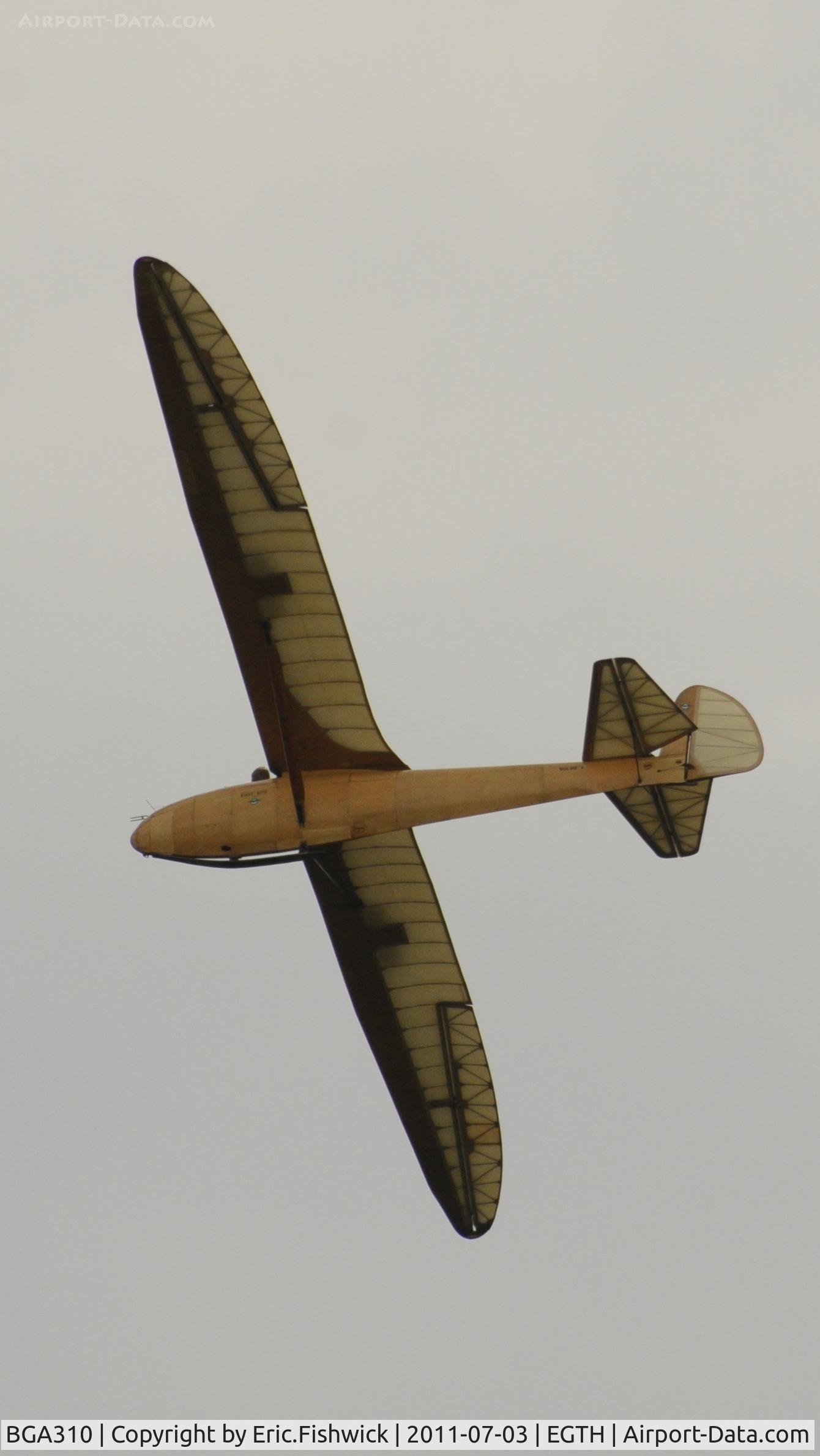 BGA310, 1937 Slingsby T-6 Kite 1 C/N 258B, 44. BGA 310 at Shuttleworth Military Pagent Air Display, July 2011