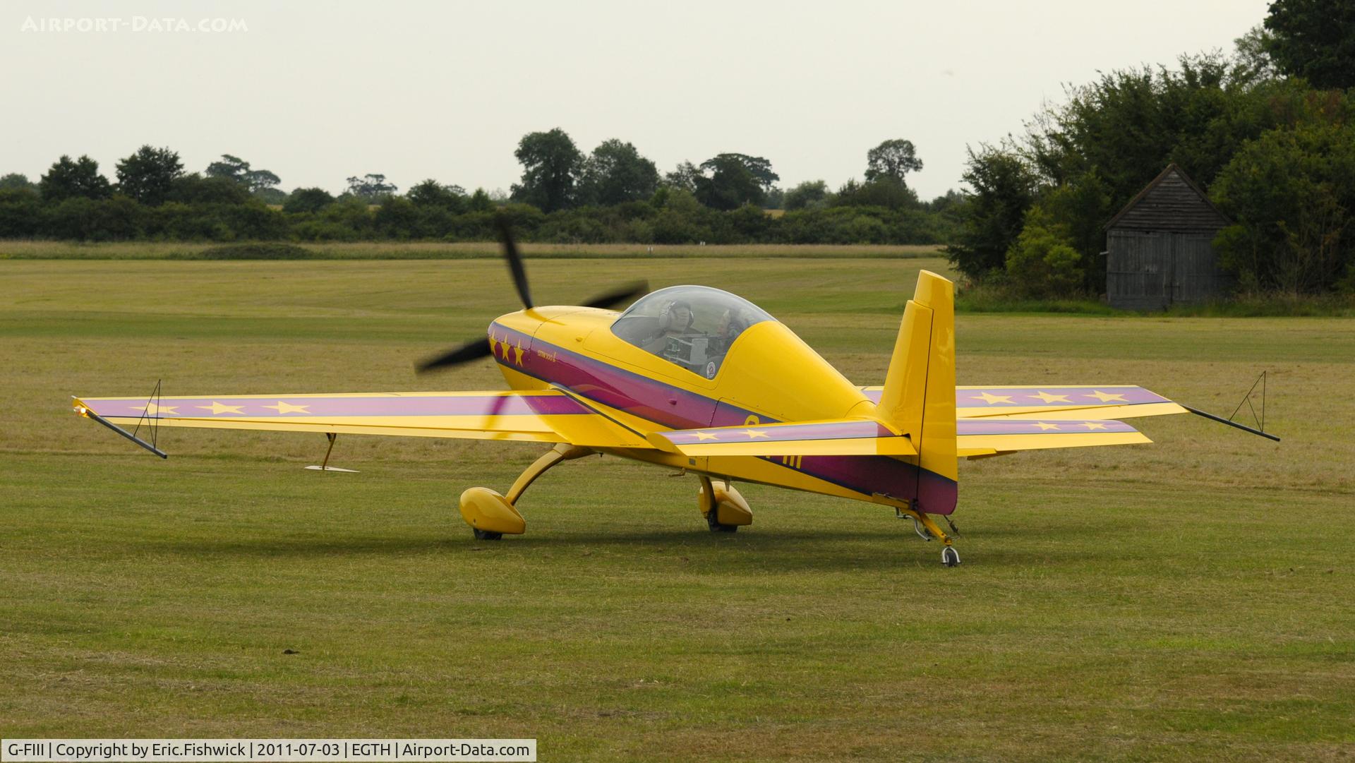 G-FIII, 1997 Extra EA-300L C/N 091, 1. G-FIII at Shuttleworth Military Pagent Air Display, July 2011