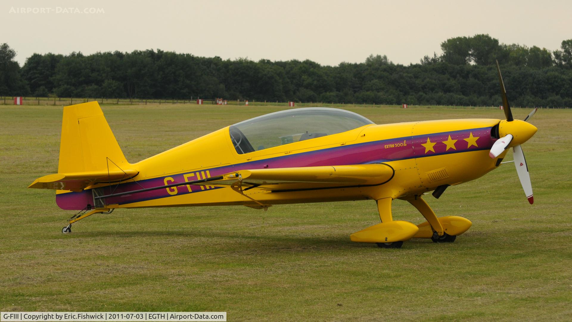 G-FIII, 1997 Extra EA-300L C/N 091, 2. G-FIII at Shuttleworth Military Pagent Air Display, July 2011