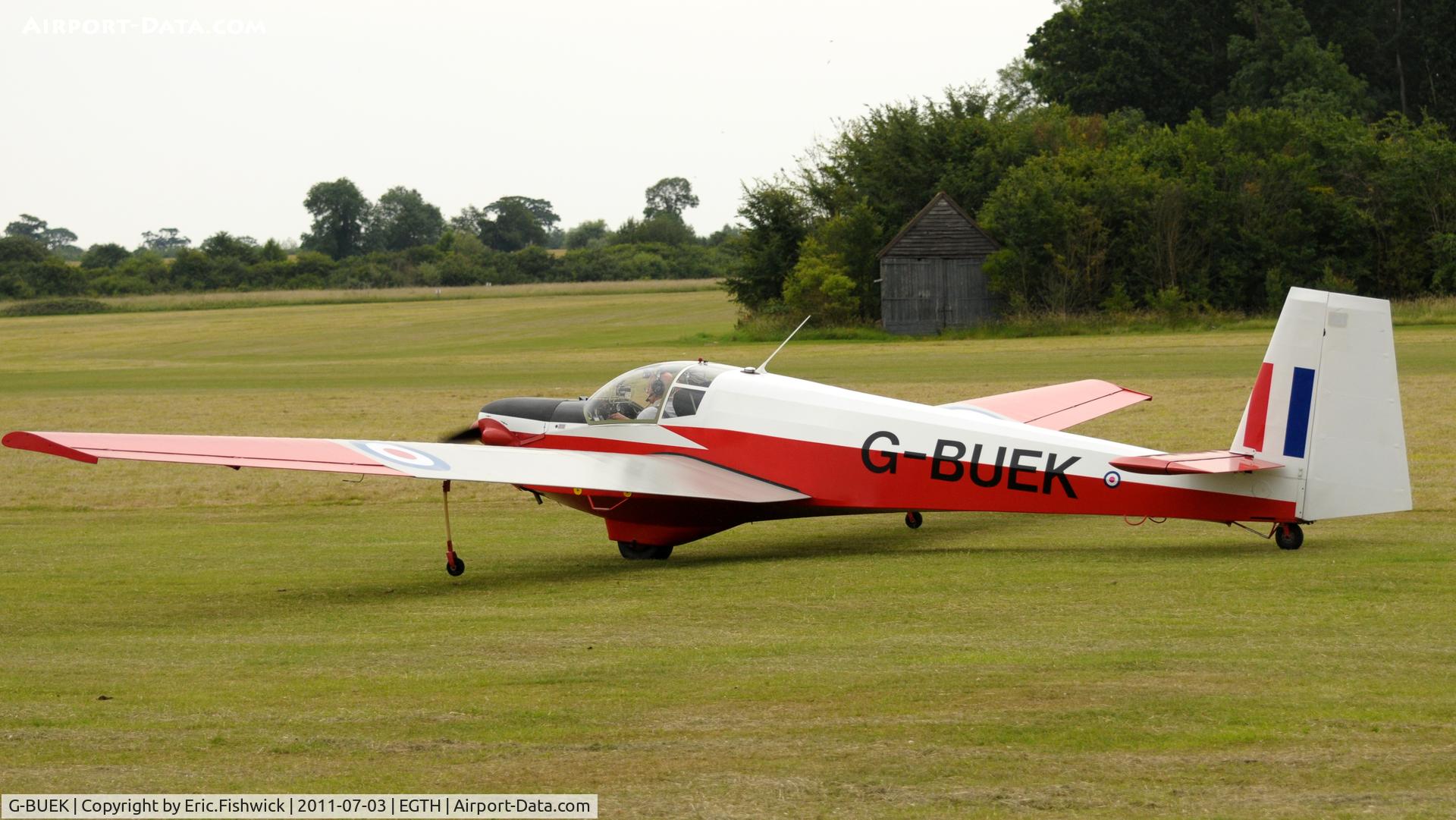G-BUEK, 1977 Slingsby T-61F Venture T2 C/N 1879, G-BUEK at Shuttleworth Military Pagent Air Display, July 2011