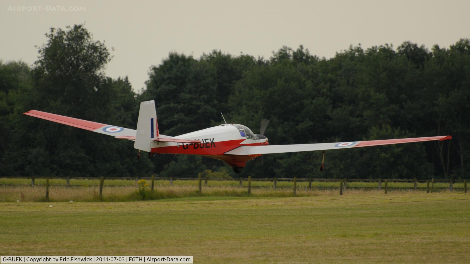 G-BUEK, 1977 Slingsby T-61F Venture T2 C/N 1879, G-BUEK at Shuttleworth Military Pagent Air Display, July 2011