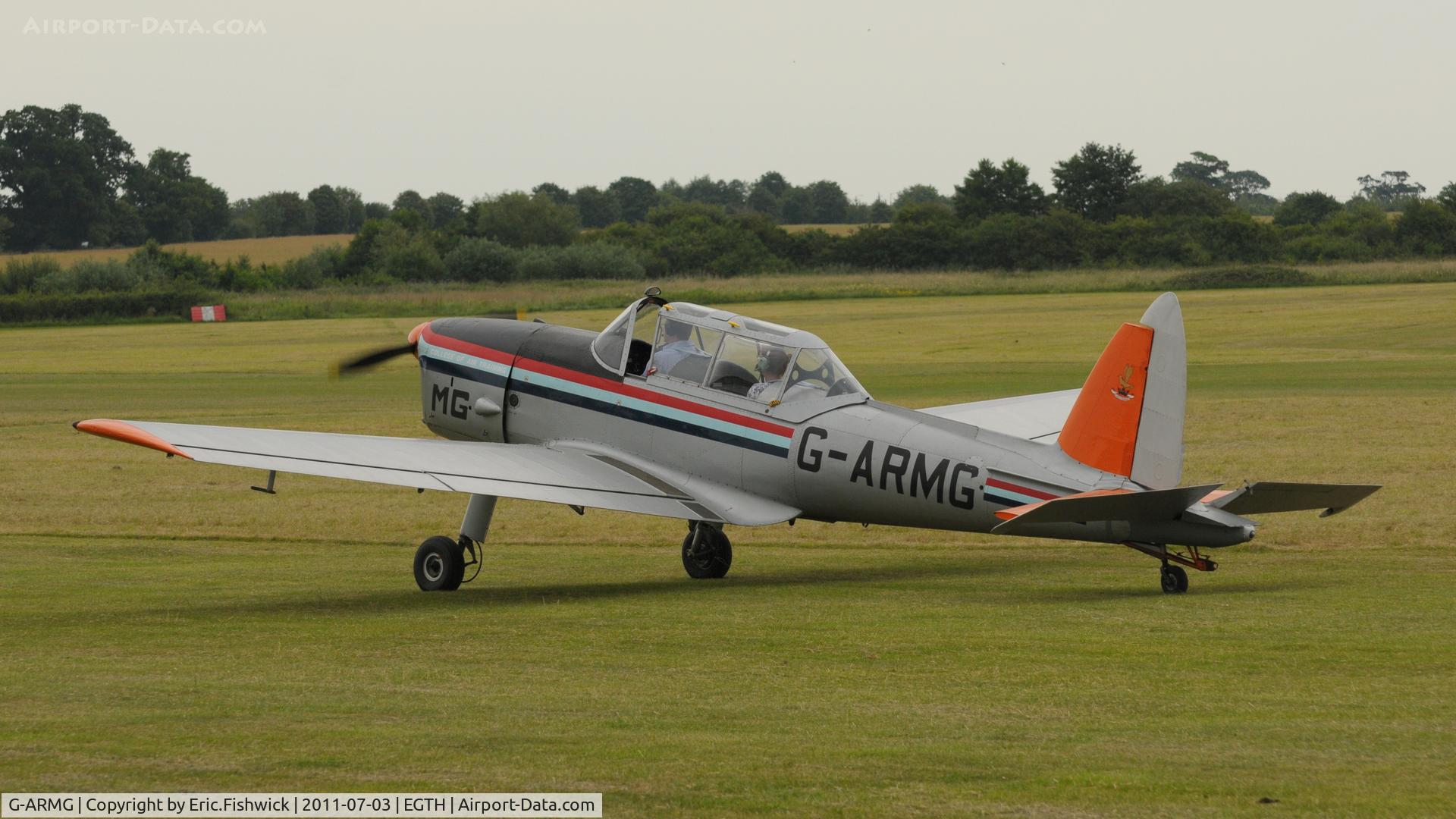 G-ARMG, 1952 De Havilland DHC-1 Chipmunk T.10 C/N C1/0575, 1. G-ARMG at Shuttleworth Military Pagent Air Display, July 2011