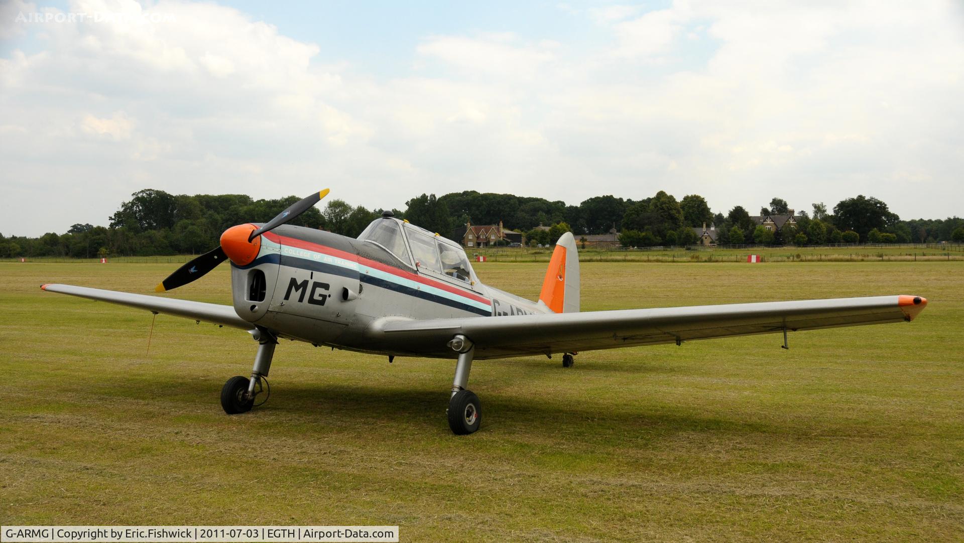 G-ARMG, 1952 De Havilland DHC-1 Chipmunk T.10 C/N C1/0575, G-ARMG at Shuttleworth Military Pagent Air Display, July 2011