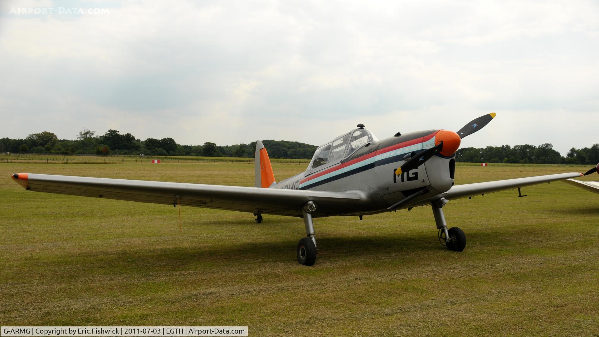 G-ARMG, 1952 De Havilland DHC-1 Chipmunk T.10 C/N C1/0575, G-ARMG at Shuttleworth Military Pagent Air Display, July 2011