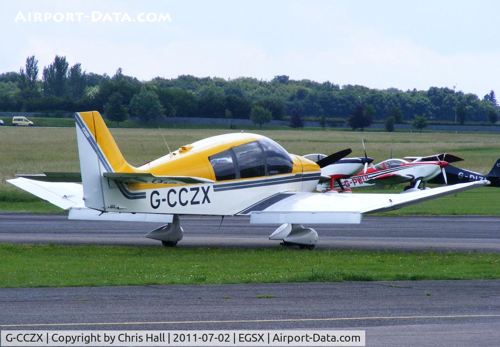 G-CCZX, 1992 Robin DR-400-180 Regent Regent C/N 2127, at the Air Britain flyin