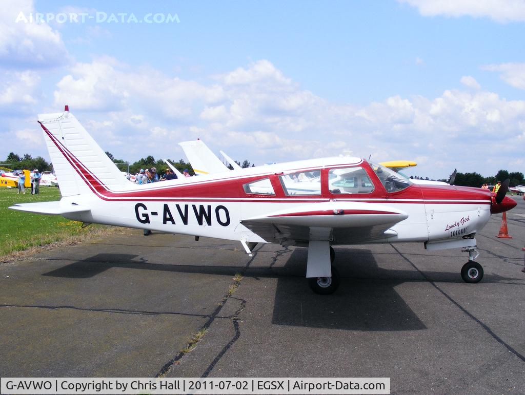 G-AVWO, 1967 Piper PA-28R-180 Cherokee Arrow C/N 28R-30205, at the Air Britain flyin