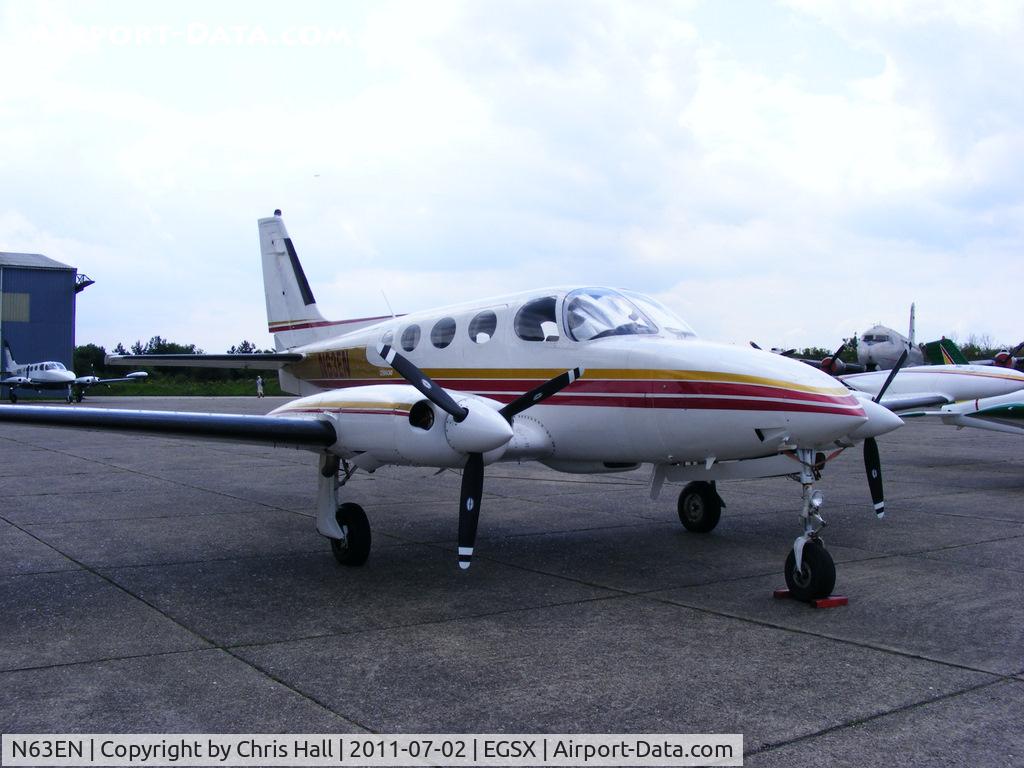 N63EN, 1972 Cessna 340 C/N 340-0063, at the Air Britain flyin