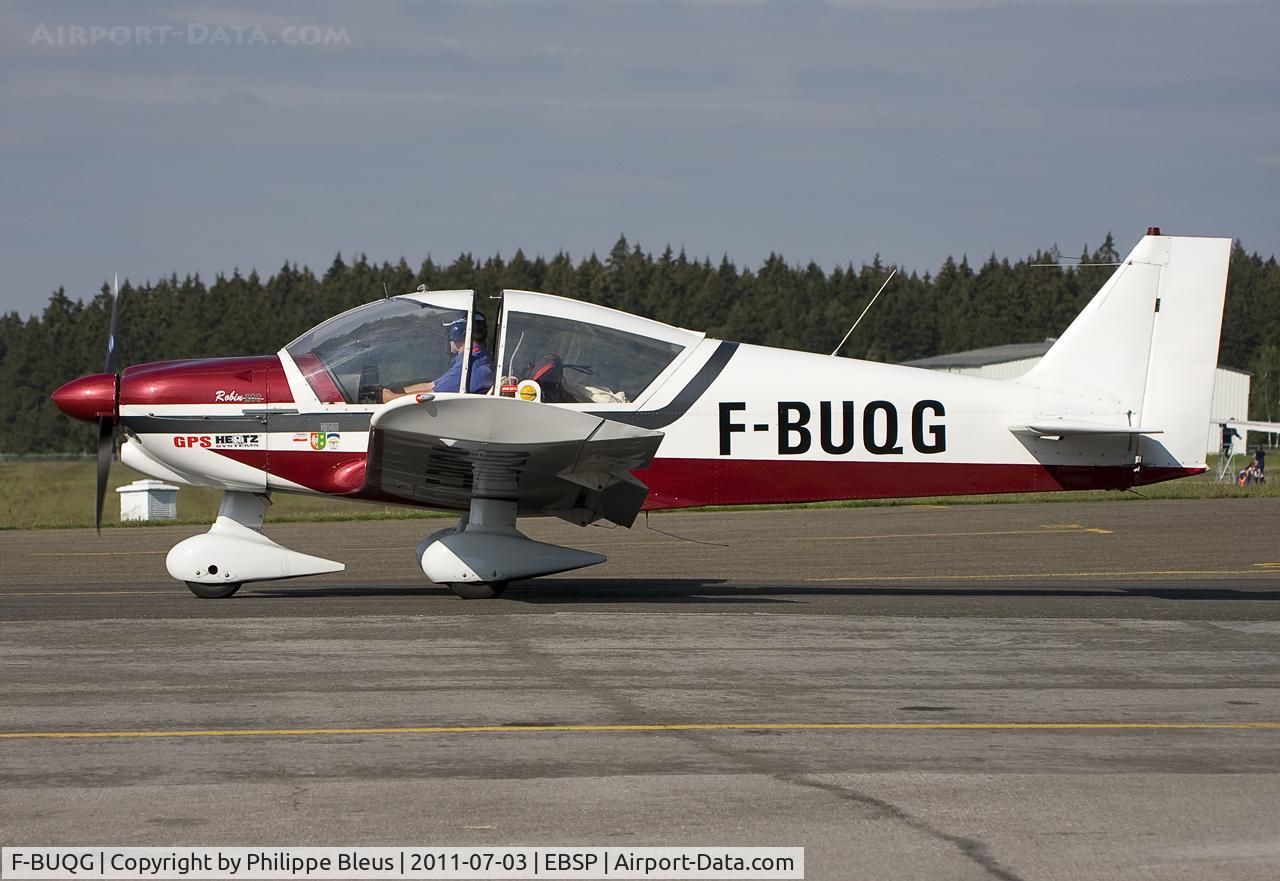 F-BUQG, Robin HR-200-120B C/N 05, Taxiing to rwy 05.