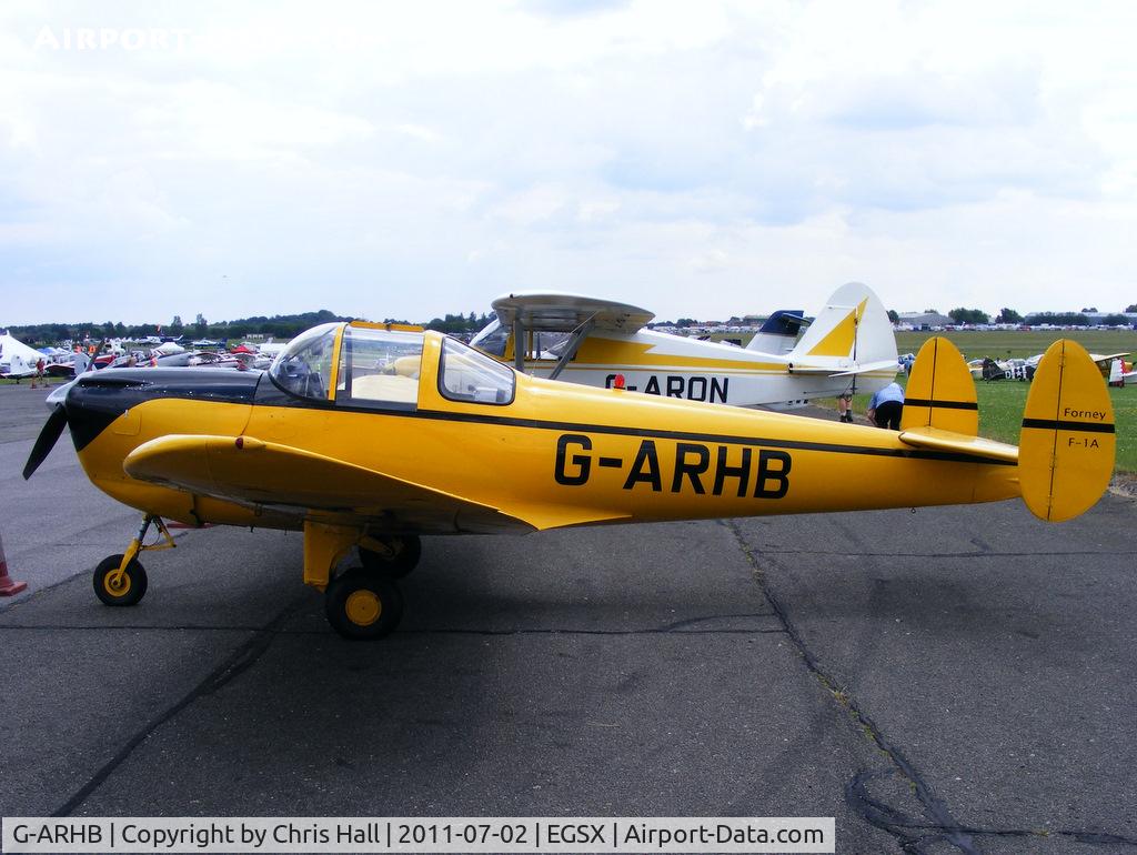 G-ARHB, 1960 Forney F-1A Aircoupe C/N 5733, at the Air Britain flyin