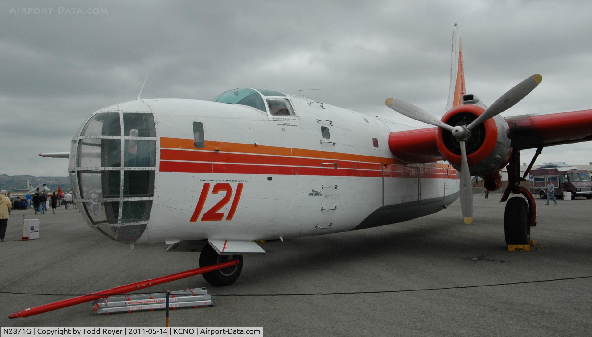 N2871G, Consolidated Vultee P4Y-2 Privateer C/N 66302, At Chino