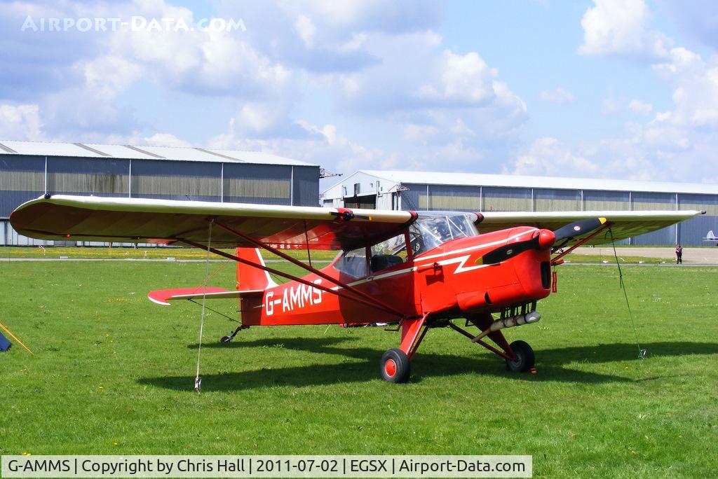 G-AMMS, 1951 Auster J-5K Aiglet Trainer C/N 2745, at the Air Britain flyin