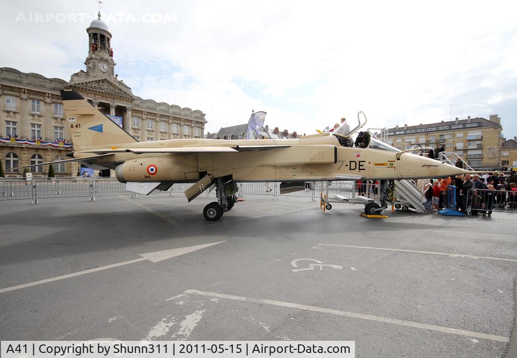 A41, Sepecat Jaguar A C/N A41, Displayed during a French Air Force exhibit